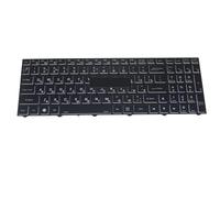 QWZOZST Clavier rétroéclairé RVB américain Russe pour Thunderobot 911MT 911ME 911ST 6-80-N15Z0-01D-1 6-80-N15Z1-01A-1 N15Z3(Russian RGB Light)