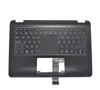 QWZOZST Coque supérieure pour Clavier Latin Espagnol TP301 UI/ES pour ASUS VivoBook TP301U TP301UJ TP301UA-DW006T 90NB0AL1 R30620 R30680(Spain with Speaker)
