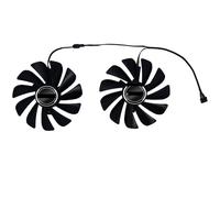 QWZOZST Lot de 2 Ventilateurs Refroidissement pour Carte Graphique VGA, FDC10U12S9-C, pour Radeon ASROCK RX 5700 XT Challenger D 8G OC, vidéo