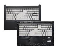 QWZOZST pour HP pour Pavilion 14-CF 14S-CF 14-DF 14S-DF 14-DK 14S-CR 240 G8 245 246 Clavier d'ordinateur Portable US/Espagnol/Latin Repose-Poignets supérieur(Matte Black C)
