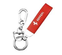 QWZWFC88 Porte Clef Voiture pour Ferrari, Porte-clés de Voiture pour Homme et Femme Voiture Accessoires,Red