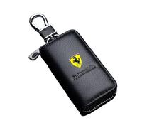QWZWFC88 Porte Clef Voiture pour Ferrari, Porte-clés de Voiture pour Homme et Femme Voiture Accessoires,Black