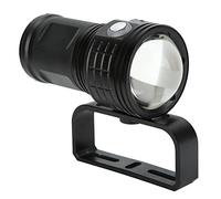 QX3 400LM Lampe de poche LED étanche COB sous-marine 100 m Photographie Vidéo Plongée Lampe de poche (Noir)