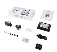 QXbecky Clôture électrique sans Fil pour Chien 2 en 1 4 Modes de Travail Colliers de Dressage pour Chien Collier électrique Rechargeable pour Animal de Compagnie étanche Convient pour 1 Chien