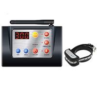 QXbecky Système de clôture électronique sans Fil pour Chien de Compagnie 2 en 1 et Collier de Dressage pour Chien Bip Choc Vibration Formation et Fonction de clôture pour 1chien