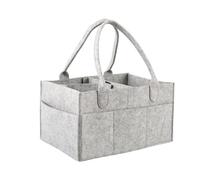 QXCFTW Organiseur de couches pour bébé, organiseur de couches pour bébé, organiseur de rangement portable pour chambre d'enfant, panier de rangement pour nouveau-né (gris)