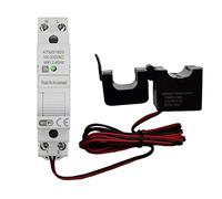 Qxckyag Compteur Intelligent WiFi Monophasé 100A - Mesure Tension Puissance | Mesure précise sur mono: 100A, plage 100-230 V, 50/60 Hz; DIN Rail 35 mm; -10 à 55 C pour l'habitat domestique