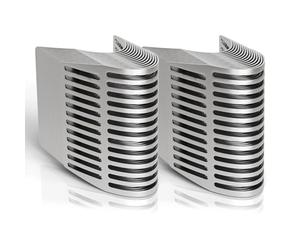 Qxckyag Couvercles de trous d'évacuation pour murs briques, grille acier | Économie de temps et de coûts grâce à l'installation sans outil et au design plat, qui s'intègre discrètement dans les murs.