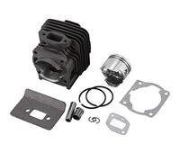 Qxckyag Cylindre Assemblage 44MM 52CC 1E44F-5 Kit Pistons et Anneaux | Conçue pour un seul cylindre, cylindre 44MM avec pistons et anneaux; kit CG520 BG520, référence 1E44F-5.