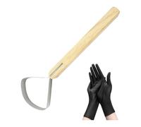Qxckyag Grattoir à Manche Ajustable Lame Pour Dépeçage Cuir | Acier inoxydable résistant, lame moyennement tranchante et manche ajustable pour un contrôle précis du dépeçage cuir