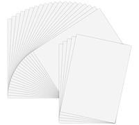 Qxckyag Papier Autocollant Vinyle Imprimable Auto-Adhésif Compatibilité Jet | Compatibilité étendue : compatible avec la plupart des imprimantes jet d'encre, absorbe l'encre et donne nettes.