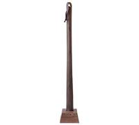 Qxdgoal Chausse-Pieds Chausse Pied Long Bois Chausse-Pied Japonais en Bois De Hêtre, Cuillère À Chaussures en Noyer Noir Durable, Shoe Helper avec Base Stable, Différentes Tailles