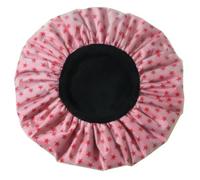 QXDZSW Bonnet de douche en tissu éponge doublé extérieur réutilisable triple couche imperméable Grand bonnet de bain pour tous les cheveux Bonnet de douche d'hôtel