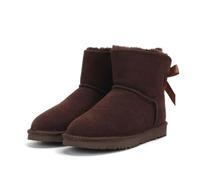 QXDZSW Bottes d'hiver chaudes avec nœud pour femme Taille 34-45, Chocolats, 40 EU