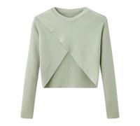 QXDZSW Printemps Été Élégance Satin Robe + Top Tricoté Match Set Maxi Longueur Sol Femme Vêtements, Haut tricoté vert, 3XL