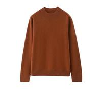 QXDZSW Pull basique chic pour femme Automne Hiver Solide Doux Chaud Cachemire Tricot Pull Col montant Classique Couleurs polyvalentes, Jian Guo Zong, XXL