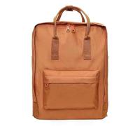 QXDZSW Sac à dos d'ordinateur sac d'école étudiant simple mode bagage à main léger grand, Couleur brique, 20 inches