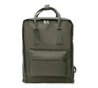 QXDZSW Sac à dos d'ordinateur sac d'école étudiant simple mode bagage à main léger grand, vert militaire, 16"