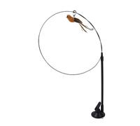 QXDZSW - Sucker époxy amélioré en fil d'acier - Longue tige - Bâton de taquinerie pour chat - Sans ingrédients nocifs