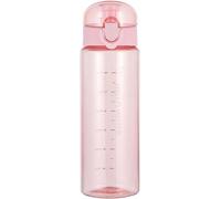 Qxer-Bouteille D'eau, 780ml Gourde Sport, Anti-Fuite Bouteille Une Seule Pression Pour Ouvrir, Pour Gym, École, Cyclisme, Plein Air, Sport, Fitness Et Bureau, Passe Au Lave-Vaisselle,Rose