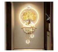 Qxgylz Décoration Murale 3D avec Éclairage LED, Art Peinture Suspendue Moderne, Surface Texturée Et Lumière, Sculptures Murales en Créatives De Paysage, pour Chambre Bureau(C,120x60cm/47.2x23.6in)