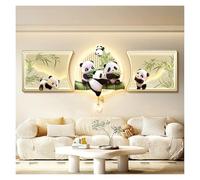 Qxgylz Décoration Murale 3D avec Éclairage LED, Lampe De Décoration Murale, Sculptures Murales À Suspendre avec Lumière LED, pour La Maison, L'entrée, Le Couloir(C,50cm/19.7in)