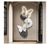 Qxgylz Décoration Murale Salon Moderne 3D avec LED, Sculptures Artistiques 3D, Art Mural avec Lumières LED, Tableau Lumineux for Couloir, Chambres, Salons Et Entrées(B,100x50cm/39.4x19.7in)