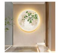 Qxgylz Tableau Décoratif 3D avec Éclairage LED, Peinture Étape par Étape 3D Décor d'art, Lumière LED Et Sculpture Murale Illuminée, pour Salon, Couloir Ou Bureau(C,40cm/15.7in)