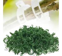 Qxiao Lot de 300 clips de support réutilisables en plastique pour treillage de tomates et légumes - Clips de support fixes pour plantes grimpantes et plantes grimpantes