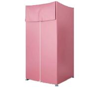 Qxmiguel Cabine essayage Cabine d'essayage Mobile Pliable for Magasin de vêtements, avec Rideau d'ombrage et branchement Salle d'essayage(Roze,100 * 100 * 200cm)