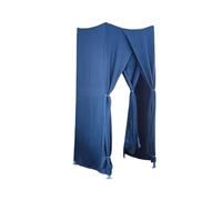 Qxmiguel Cabine essayage Cabine d'essayage Pliable Simple Compatible with Magasin de vêtements de la Vie privée Facile à Assembler Faire du Shopping Salle d'essayage(Donker Blauw,0.8 * 0.8 * 2m)