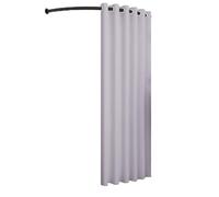 Qxmiguel Cabine essayage Cabine d'essayage temporaire d'angle, vestiaire Mural Suspendu, Centre Commercial, vestiaire Mobile en Forme de C for Magasin de vêtements Salle d'essayage(Grey,100cm)
