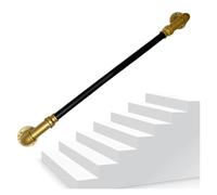 Qxmiguel Iron Stair Handrail, 4 Ft Metal Staircase Handrail, Black Wrought Iron Hand Rail for Wall Mount Support, Wall Hand Railing(150cm)