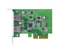 QXP-10G2U3A - Adaptateur USB - PCIe 2.0 x2 profil bas - USB 3.2 Gen 2 x 2 - pour QNAP QGD-1600, TS-1232, 1277, 253, 453, 473, 853, 877, 977,