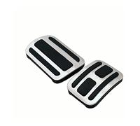 Qxryzp 3008 GT 5008 Accessoires de superposition d'accélérateur en aluminium antidérapants sans frein forage 2 pièces, for Peugeot 2017 2018 2019 2020 Kit de remplacement de pédale de voiture