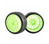 Qxryzp 4 pièces de pneus Vitesse insèrent Une Roue en éponge, for HSP, Voiture Tourisme 1/10 1.10 Pneus Tout-Terrain pour Voitures télécommandées(9062G-8001)