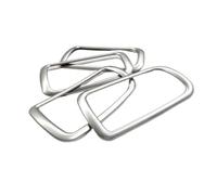 Qxryzp Accessoires de Style Voiture Haut-Parleur Porte Audio côté intérieur poignée Garniture Couvercle Bol Traction, for Outlander 2016-2021 Autocollant pour Garniture de poignée de Porte int