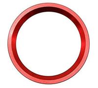 Qxryzp Boîtier d'anneau translucide de bouton d'arrêt démarrage moteur automatique intérieur voiture, for, couverture A1 A4 A4L A5 2019 2020 Anneau de démarrage du tableau de bord