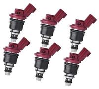 Qxryzp Buse d'injecteur d'essence de carburant 6 pièces voiture 16600-96E01, for Infiniti, for Q45, for J30, for G20 1991-2001 Remplacement d'injecteur de carburant pour moteur