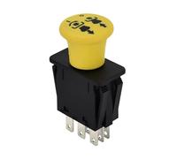 Qxryzp Commutateur de prise force d'embrayage à lame 5 ampères 16VDC 116-0124 1160124, for tondeuse Exmark Lazer Z AS série ESXZ Unité de commutation