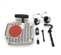 Qxryzp Conducteur d'air de démarreur à traction, for STIHL, MS250 MS230 MS210 021 023 025 MS 250 230 210, pièces rechange for tronçonneuse 1123 080 1802 Ensemble de lanceur à rappel automatique