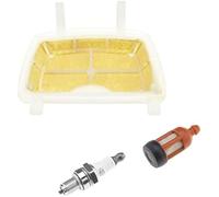 Qxryzp Create, pour Idea Lot de 3 kits bougies d'allumage pour filtre à air 11391201602, pour Stihl Ms171 Ms181 Ms211, tronçonneuse, huile, Pièce de filtre à air moteur