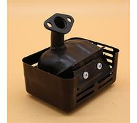 Qxryzp Ensemble de silencieux d'échappement GX120 GX160 GX200 168F 4HP 5.5 HP 6.5HP, pièces de rechange for moteur de tondeuse Kit silencieux pour tronçonneuse