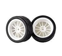 Qxryzp Ensembles de Roues Grip TiresTires, for HSP, for HPI, Voiture Course sur Route 1/10 1.10 Pneus Tout-Terrain pour Voitures télécommandées(6031W-6087)