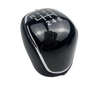 Qxryzp For Mondeo, MK4, for Focus, MK2 MK3 c-max s-max I for Kuga for Galaxy 2007-2015 levier de vitesse style voiture Pommeau de levier de vitesse(BLACK 6 Speed)