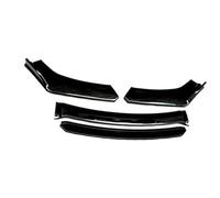 Qxryzp for VW, for Golf, MK5 6 7 Car Front Lower Bumper Lip Splitter Spoiler Protector Sport Diffuser Deflector Spoiler Spoiler Avant(Black Gloss Black)