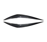 Qxryzp garniture phare voiture 1 paire d'accessoires de couverture paupière sourcil phare voiture Ont, pour série fin 118i 120i 2015 2016 2017 2018 2019, pour BMW, pour F20(Glossy Black)