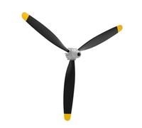 Qxryzp Hélice à 3 pales Volantex RC, for avion 761-5 P-51D, 761-8 F4U, 761-9 T28, 761-11 BF109, 761-12 761-13 P40 761-15Spitfire Jeu de pales d'hélice de rechange pour drone(5Piece-03)