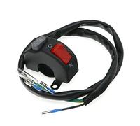 Qxryzp Interrupteur de moto 12V Commutateurs 7 / 8in 22mm Montage du guidon Feuillère brouillard ALLUMÉ ÉTEINT Commencer le commutateur tuer Garde-boue pour scooter électrique