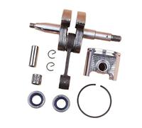 Qxryzp Joint d'huile de vilebrequin, Piston 50MM, for Husqvarna, for pièces moteur tronçonneuse 268 266 Kit de joints d'huile pour palier de vilebrequin